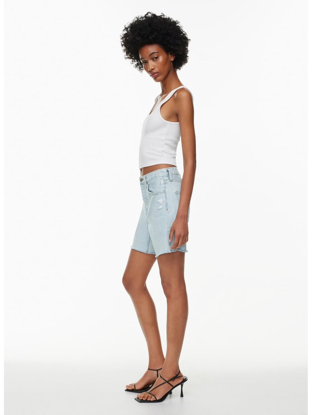 Sunday Best Light Blue Denim Shorts
